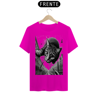 Nome do produto T-Shirt Classic -  Gato Saindo do céu