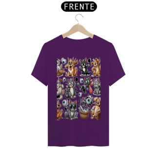 Nome do produto T-Shirt Classic - Gatos e cachorro Coletânea II