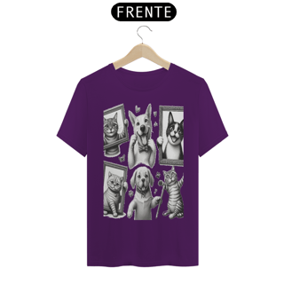 Nome do produto T-Shirt Classic - Gatos e cachorro Coletânea III