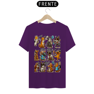 Nome do produto T-Shirt Classic - Gatos e cachorro Coletânea IV