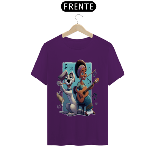 Nome do produto T-Shirt Classic - Camiseta cachorro Tocando