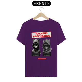 Nome do produto T- shirt Classic -  Gatos Hackers procurados
