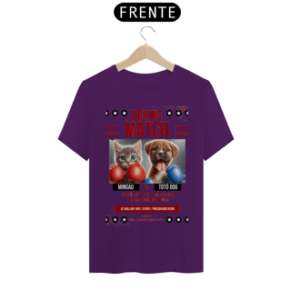 Nome do produto T-Shirt Classic - Boxe GatoXCão Peso Pulga 