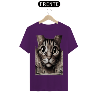 Nome do produto T-Shirt Classic - Gato Frontal,
