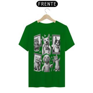 Nome do produto T-Shirt Classic - Gatos e cachorro Coletânea III