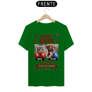 Nome do produto T-Shirt Classic - Boxe GatoXCão Peso Pulga 