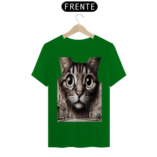 Nome do produto T-Shirt Classic - Gato Frontal,