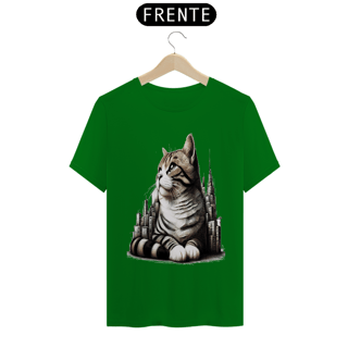Nome do produto T-Shirt Classic - Gato em desenho Lápis I