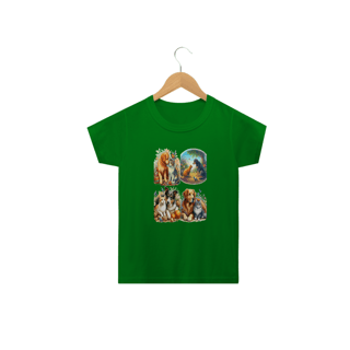 Nome do produto Camiseta Classic Infantil 2a/14a - Gatos&Cães