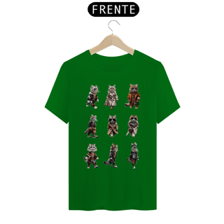 Nome do produto T- shirt Quality - 6 Gatos elegantes