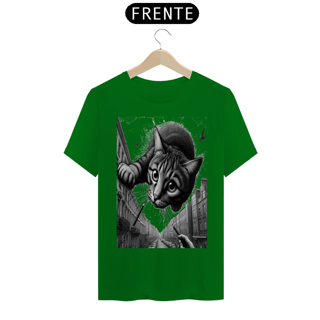 Nome do produto T-Shirt Quality – Gato saindo do céu