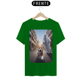 Nome do produto T- shirt Quality - Gato correndo fantasma III