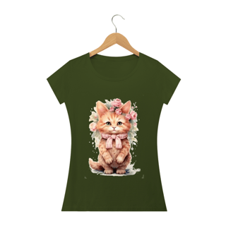 Nome do produto Camiseta Baby Long Quality  – Gatinha