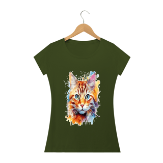 Nome do produto Camiseta Baby Long  Quality- Gata Michin