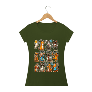Nome do produto Camiseta Baby Long Quality –Gatos e cachorro Coletânea IV