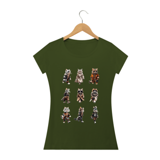 Nome do produto Camiseta Baby Long Quality –  6 Gatos elegantes
