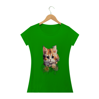 Nome do produto Camiseta Baby Long Classic -Gatinha III