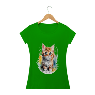 Nome do produto Camiseta Baby Long Classic -Gatinha II