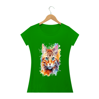 Nome do produto Camiseta Baby Long  Quality- Gata Michin