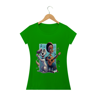 Nome do produto Camiseta Baby Long Classic- Camiseta cachorro Tocando