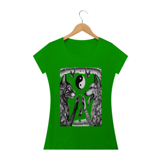 Nome do produto Camiseta Baby Classic Long- Harmonia Gato e Cão