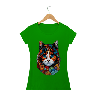 Nome do produto Camiseta Baby Long classic - Gata Michin