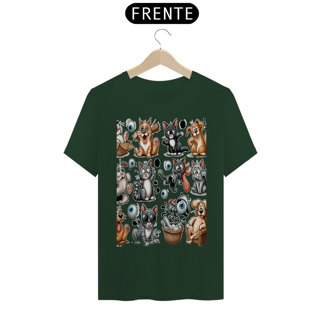 Nome do produto T-Shirt Classic - Gatos e cachorro Coletânea II