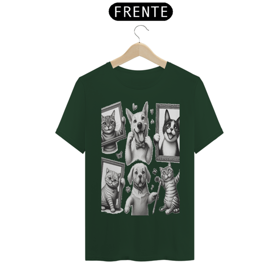 T-Shirt Classic - Gatos e cachorro Coletânea III