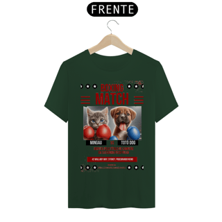 Nome do produto T-Shirt Classic - Boxe GatoXCão Peso Pulga 