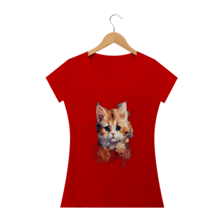 Nome do produto Camiseta Baby Long Classic -Gatinha III