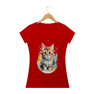 Nome do produto Camiseta Baby Long Classic -Gatinha II