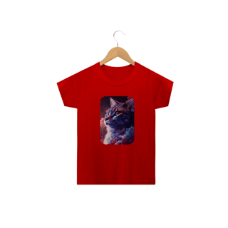 Nome do produto Camiseta Classic Infantil 2a/14a - Gata Pintura