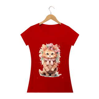 Nome do produto Camiseta Baby Long Quality  – Gatinha
