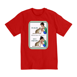 Nome do produto Camiseta Quality Infantil 10a/14a- Gatinho te compreende