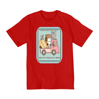 Nome do produto Camiseta Quality Infantil 10a/14ª- Meus Pets irão na mudança
