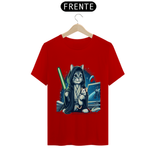 Nome do produto T - Shirt Quality – gato Jedi -Star Wars 