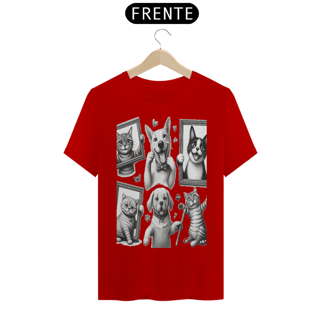Nome do produto T-Shirt Classic - Gatos e cachorro Coletânea III