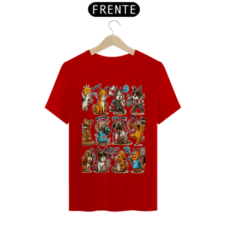 Nome do produto T-Shirt Classic - Gatos e cachorro Coletânea IV