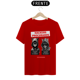 Nome do produto T- shirt Classic -  Gatos Hackers procurados