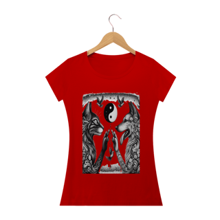 Nome do produto Camiseta Baby Classic Long- Harmonia Gato e Cão