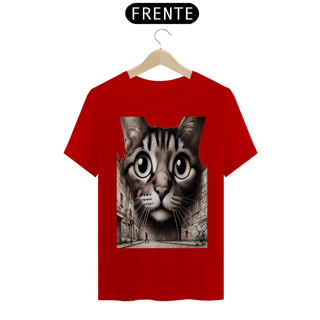 Nome do produto T-Shirt Classic - Gato Frontal,