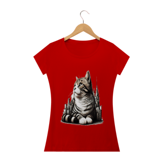 Nome do produto Camiseta Baby Classic Long- Gato em desenho Lápis I