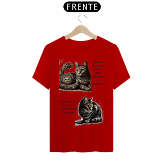 Nome do produto T-Shirt Classic -  Gato em desenho Lápis II