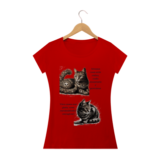 Nome do produto Camiseta Baby Classic Long- Gato em desenho Lápis II