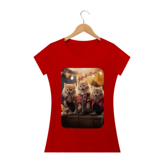 Nome do produto Camiseta Baby Long Classic -Gato -Banda Gatork'n' Roses