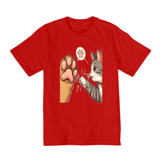 Nome do produto Camiseta Quality Infantil 2a/8a -Amizade cão e gato