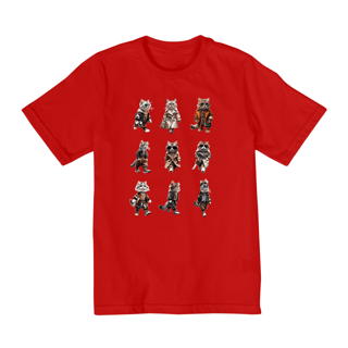 Nome do produto Camiseta Quality Infantil 10a/14a -  6 Gatos elegantes