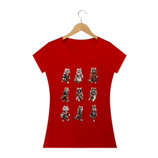Nome do produto Camiseta Baby Long Quality –  6 Gatos elegantes