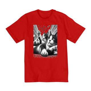 Nome do produto Camiseta Quality Infantil 10a/14a -Gato batman