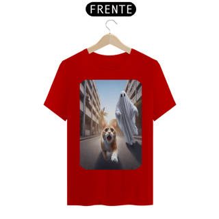 Nome do produto T- shirt Quality - Gato correndo fantasma III